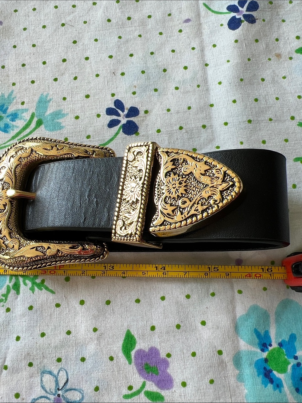 B-Low The Belt: Black/Gold Bri Bri Belt - Large - Picture 5 of 10